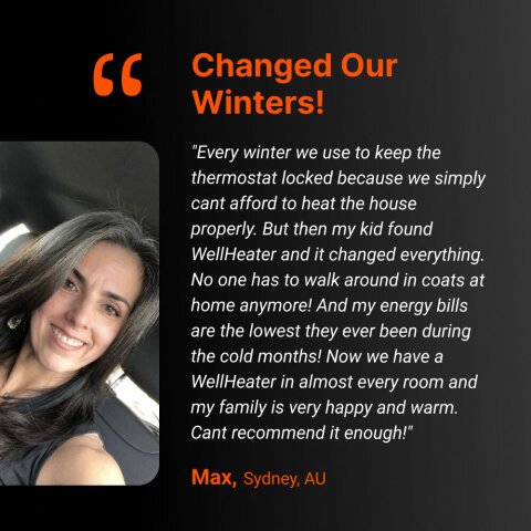 WellHeater reviews energy efficient Australia